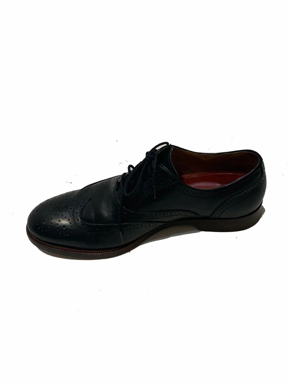 9 / johnston & murphy Black Leather Wingtip Shoes